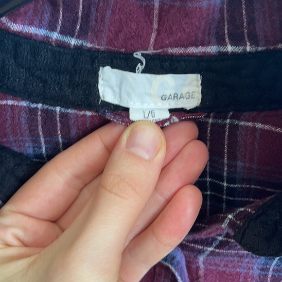 Size large Garage plaid flannel - Picture 3 of 3